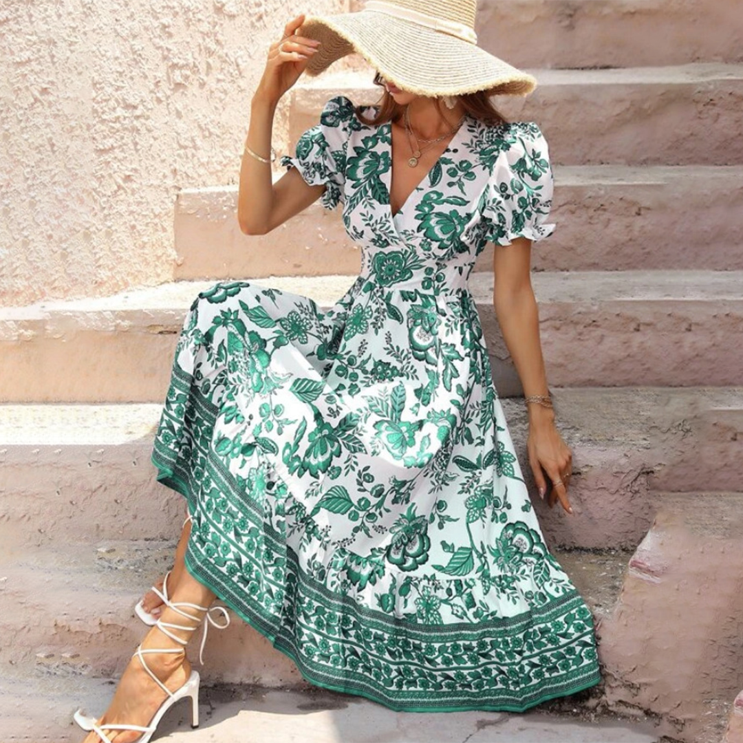 Julia - Robe à fleurs élégante
