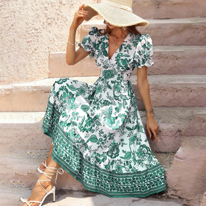 Julia - Robe à fleurs élégante