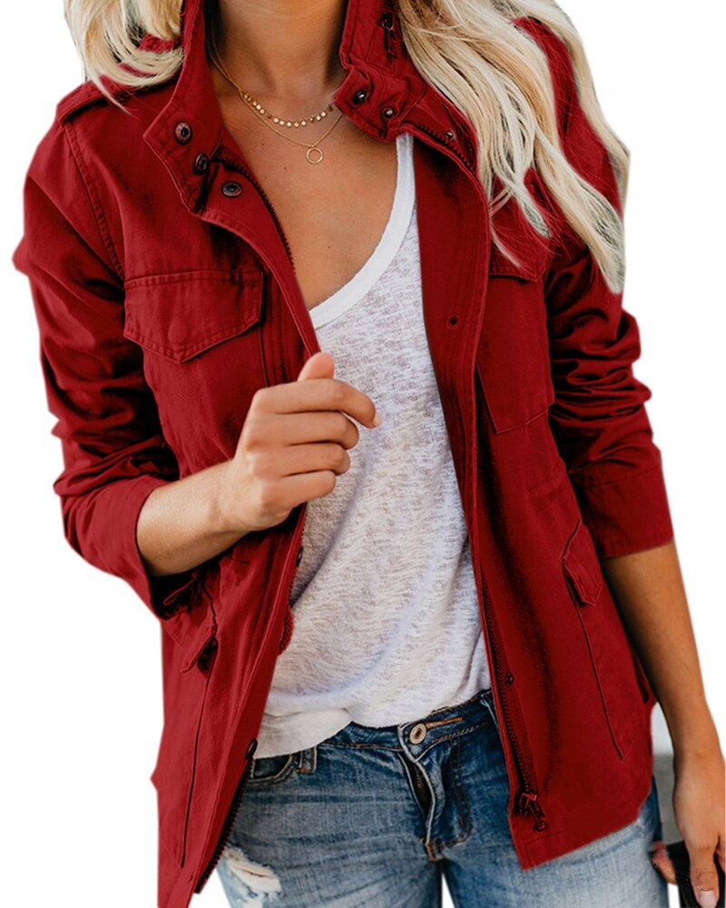 Veste en denim doux pour femmes