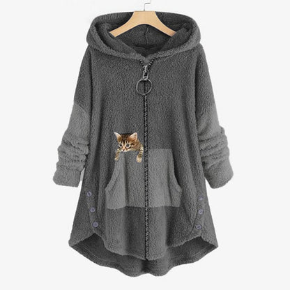 Veste polaire oversized | Parfait pour le quotidien et les activités de plein air pour femmes