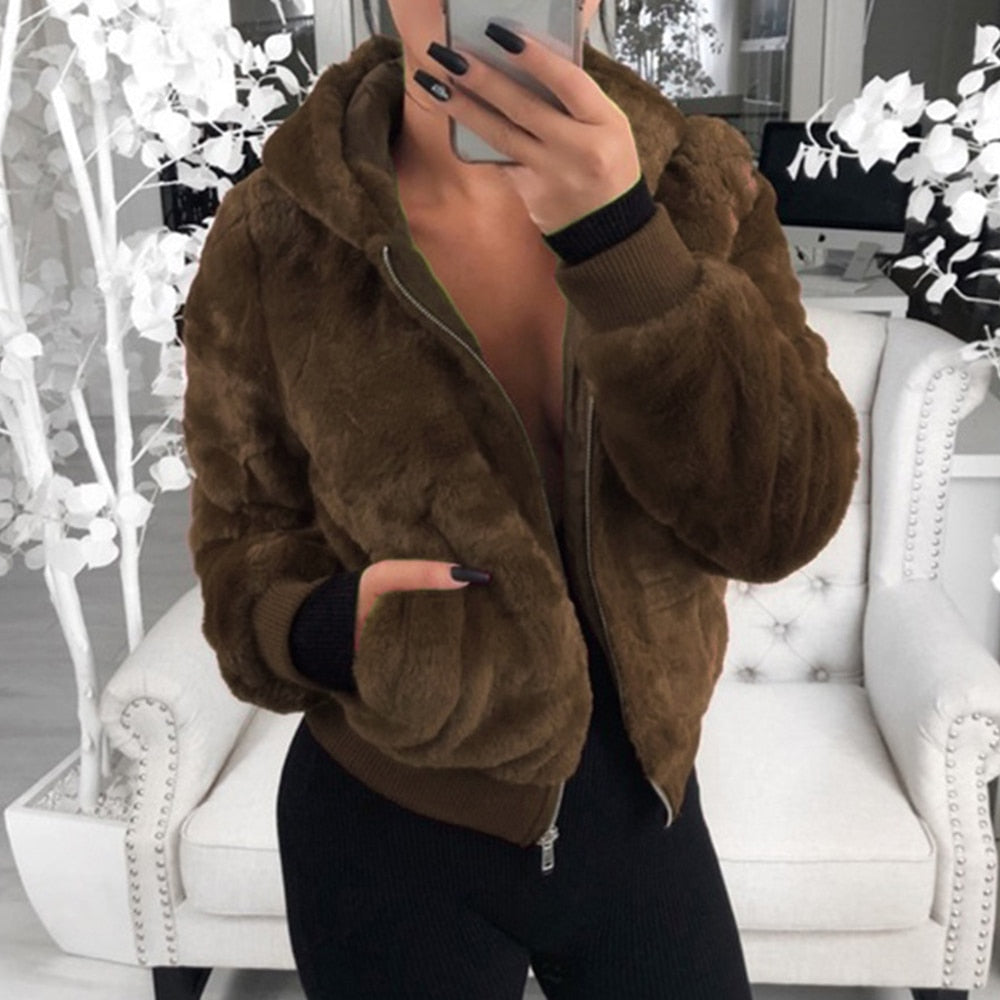 Cardigan souple avec capuche - Nomi