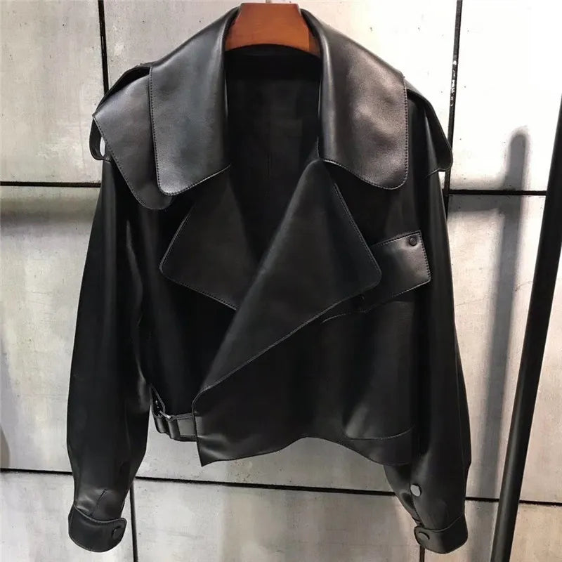 Veste en cuir stylée pour femmes - Evi