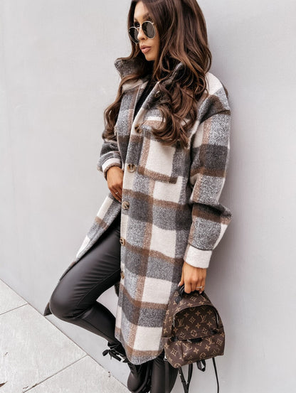 Long Plaid Jacket™ : Pour les femmes