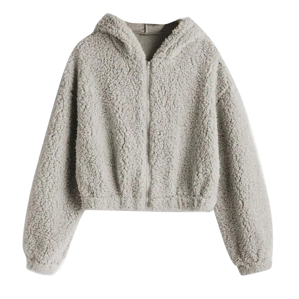 Cardigan chaud zippé