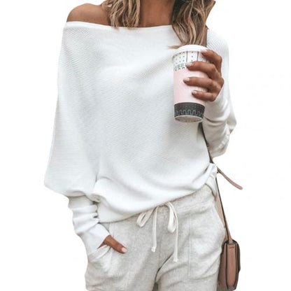 Joli pull à épaules nues