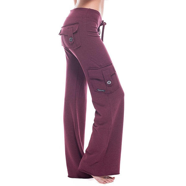 Pantalon cargo extensible pour femmes