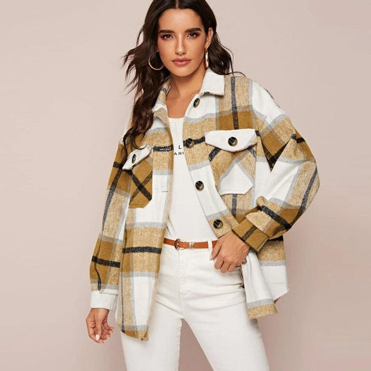 JohannasJacket I Veste à carreaux pour femmes