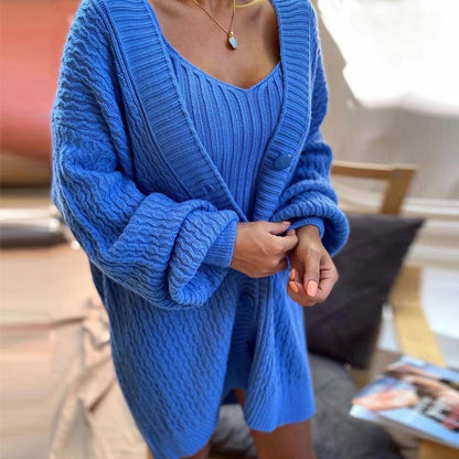 Cardigan en tricot avec boutons