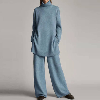 Ensemble col roulé et pantalon de haute qualité | Élastique et résistant