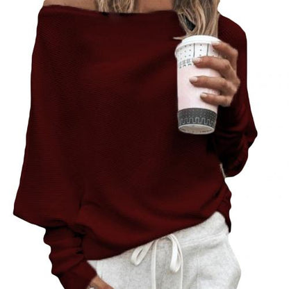 Joli pull à épaules nues