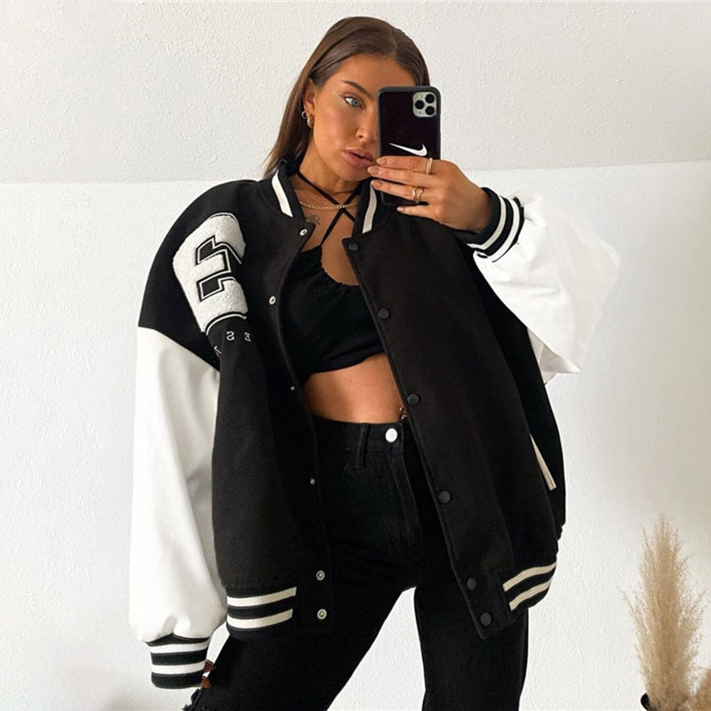 AnnesJacket I Veste de baseball pour femmes