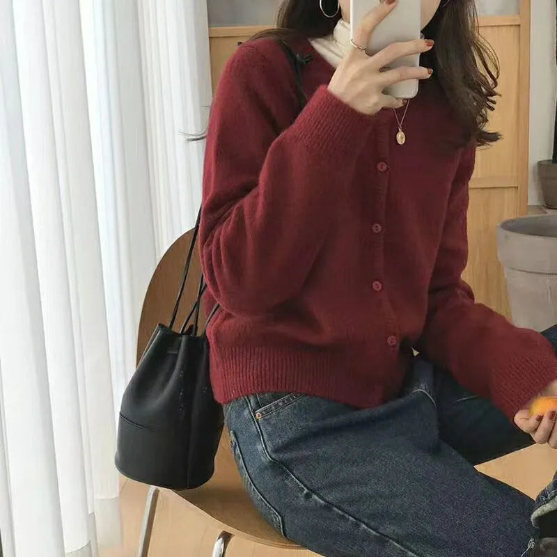 Aliana - Veste en tricot douillette avec ouverture sur le devant