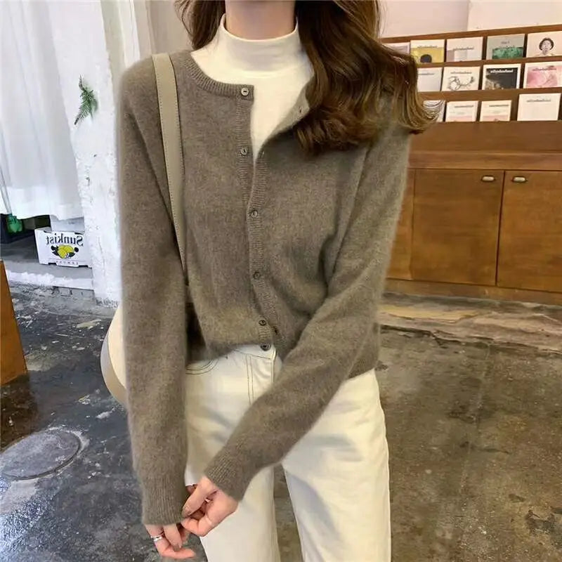 Aliana - Veste en tricot douillette avec ouverture sur le devant