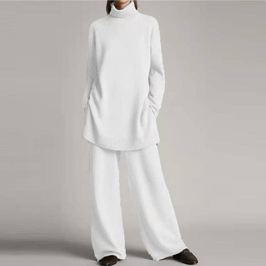 Ensemble col roulé et pantalon de haute qualité | Élastique et résistant