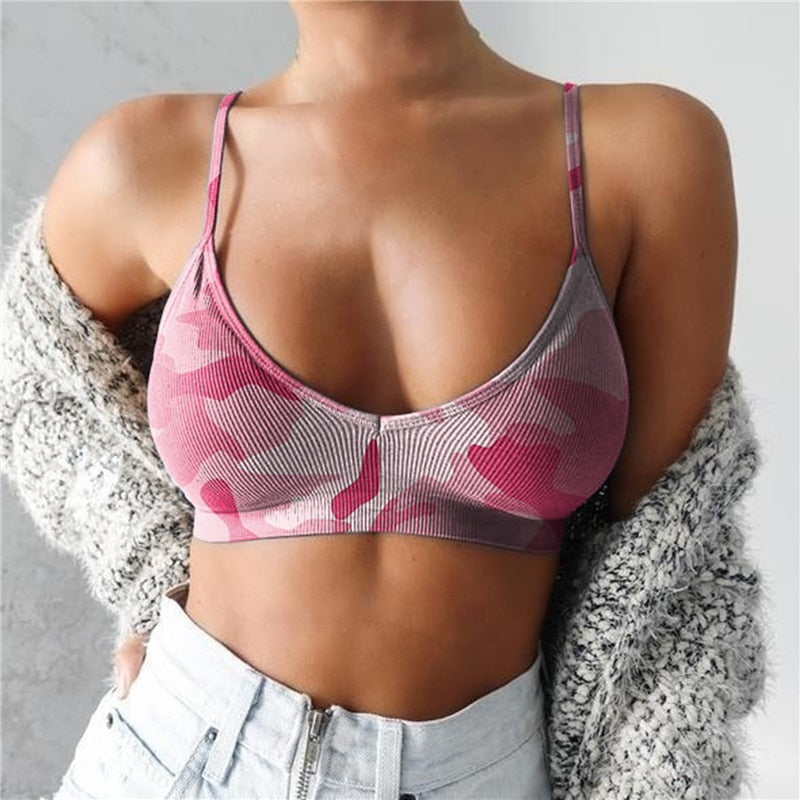 Coco Camouflage Crop Top | Un top féminin cool et estival
