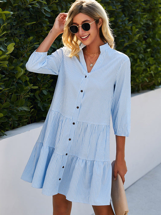 Robe d'été bleu clair