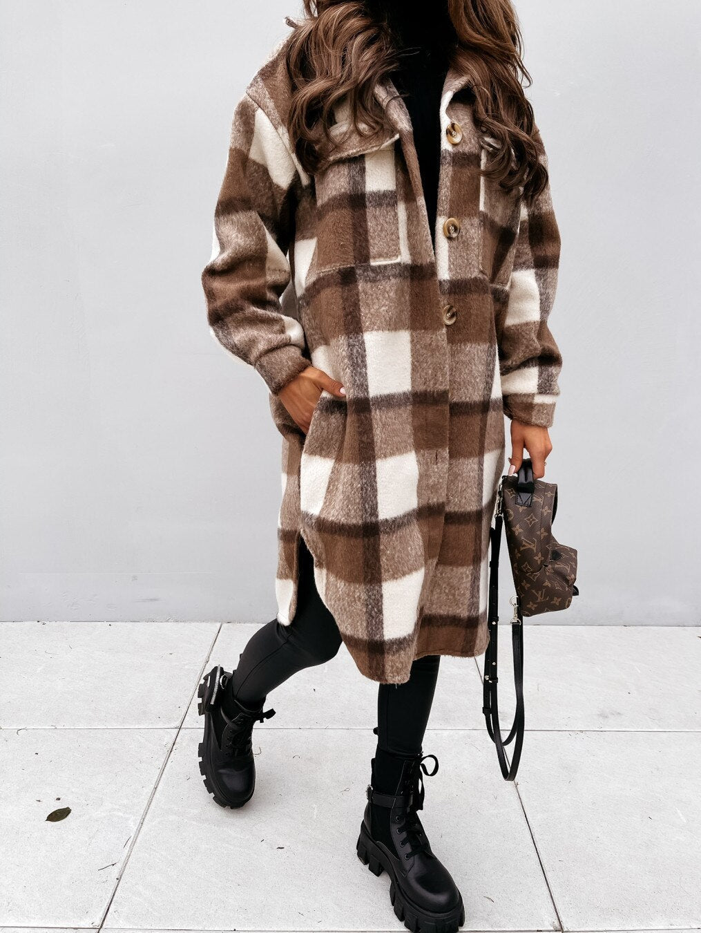 Long Plaid Jacket™ : Pour les femmes