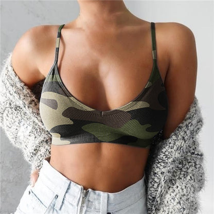 Coco Camouflage Crop Top | Un top féminin cool et estival