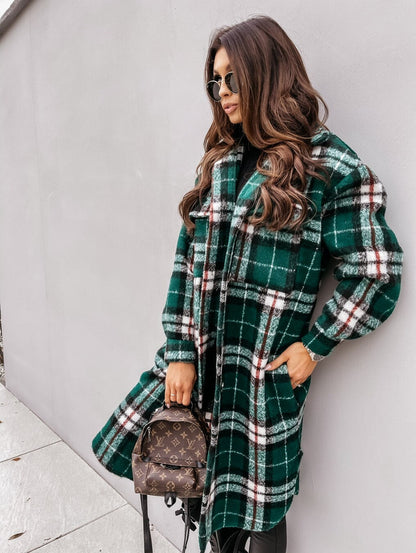 Long Plaid Jacket™ : Pour les femmes