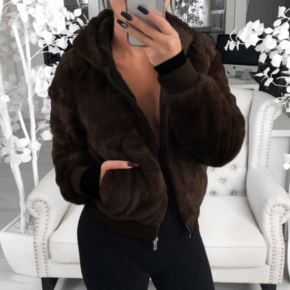Cardigan souple avec capuche - Nomi