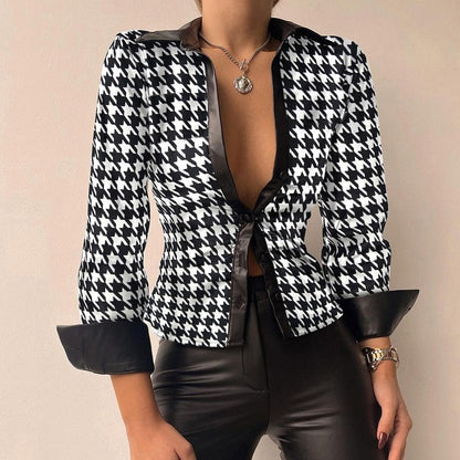 Tyara Blouse | Blouse à manches longues et col en V