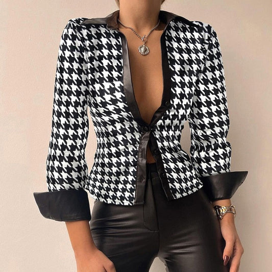 Tyara Blouse | Blouse à manches longues et col en V