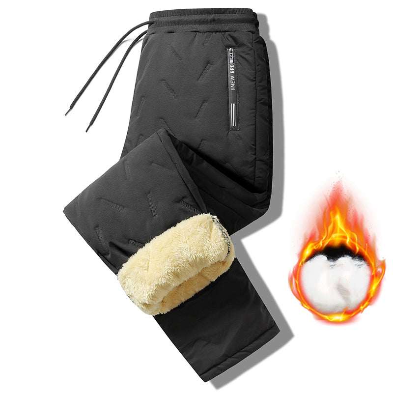 Jens | Pantalon de jogging chaud et épais en laine d'agneau pour femme