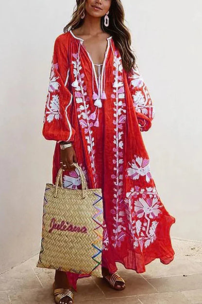 Hallie - Robe décontractée surdimensionnée à manches longues