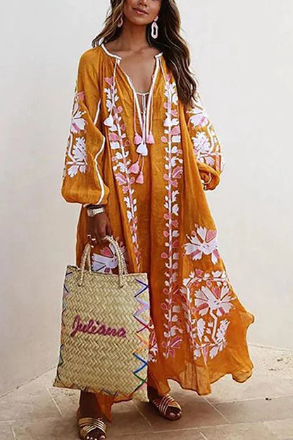 Hallie - Robe décontractée surdimensionnée à manches longues
