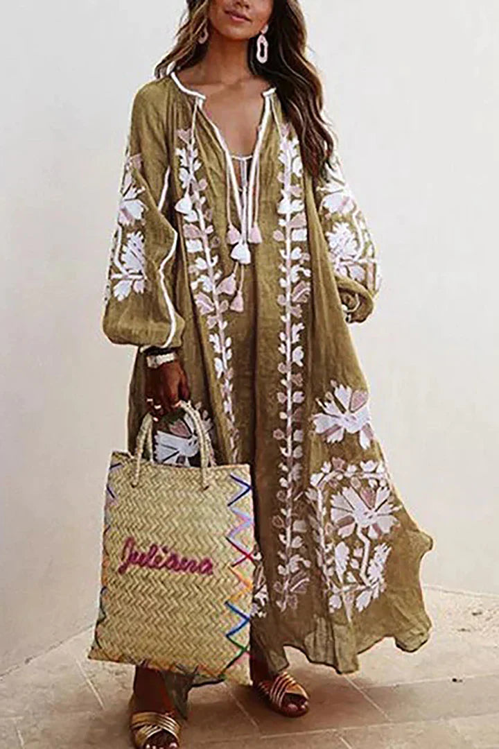 Hallie - Robe décontractée surdimensionnée à manches longues