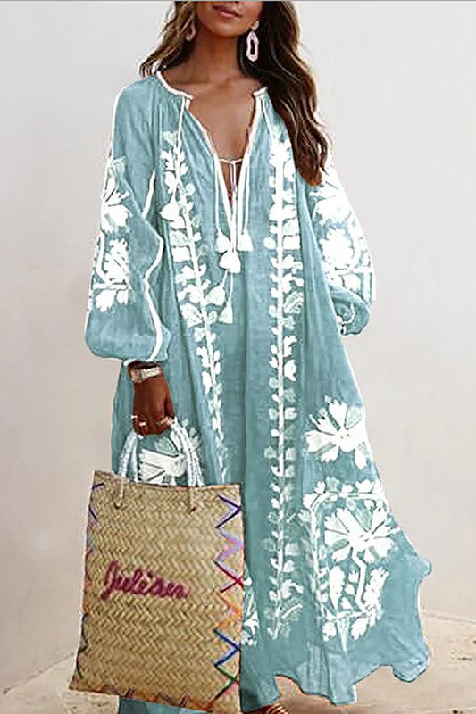 Hallie - Robe décontractée surdimensionnée à manches longues