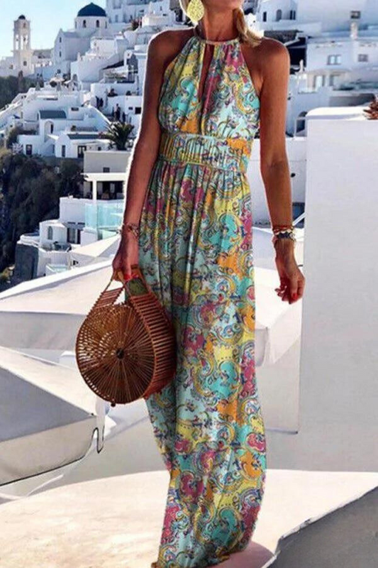 Haven - Robe longue à imprimé coloré