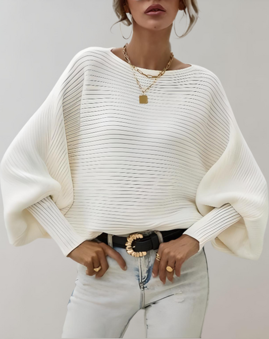 Irene - Pull d'Hiver Stylé et Confortable avec Manches Bouffantes pour Femmes