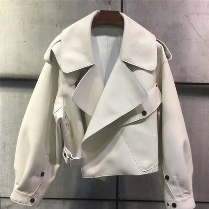 Veste en cuir stylée pour femmes - Evi
