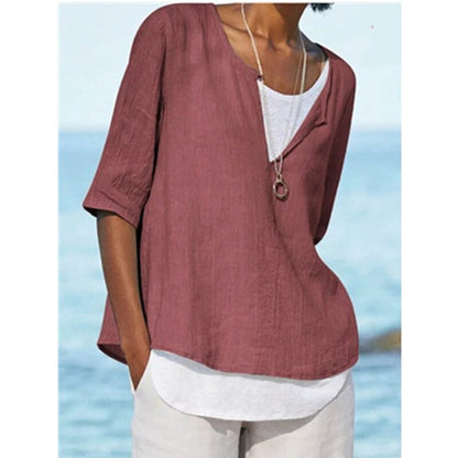 VeeTee™ : Chemise à col en V pour femmes