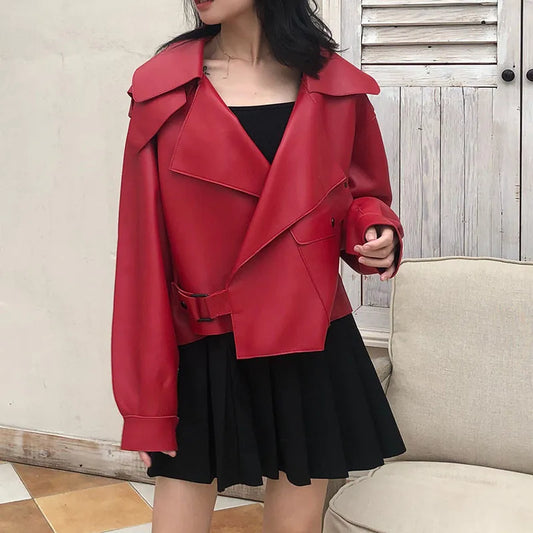 et élégant blouson en cuir - Ellen
