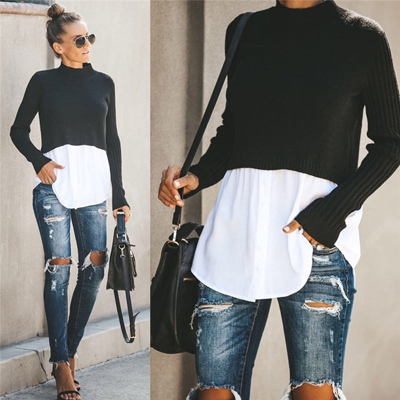 Britta Blouse | Classique, décontractée et élégante