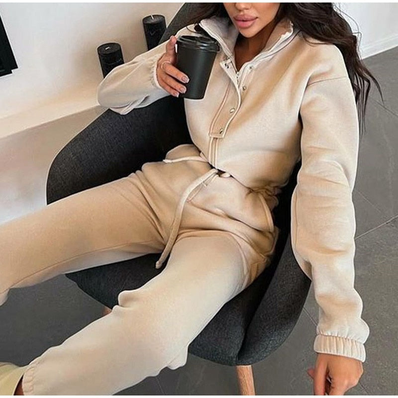 CarriesPack I Tracksuit avec col montant pour femmes