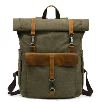 Benjamin | Grand sac à dos de voyage en toile pour ordinateur portable