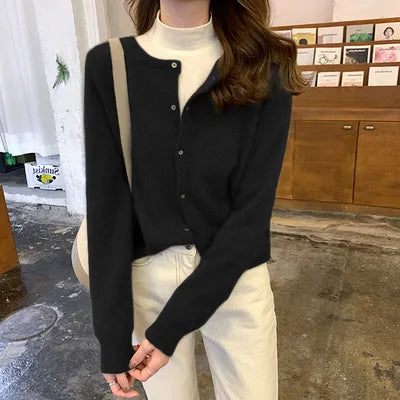Aliana - Veste en tricot douillette avec ouverture sur le devant