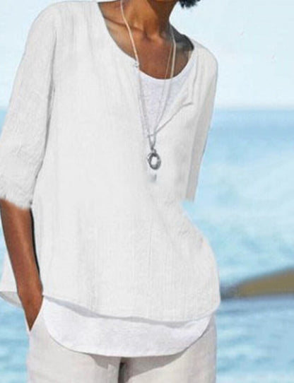 VeeTee™ : Chemise à col en V pour femmes