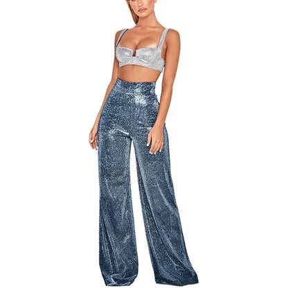 Luna | Pantalon taille haute élégant