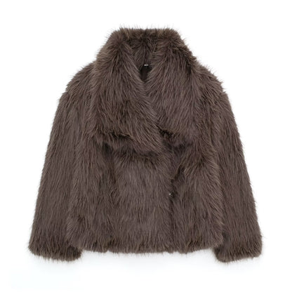 Manteau de fourrure chaud pour femmes | Luxe et confort - Parfait pour l'hiver