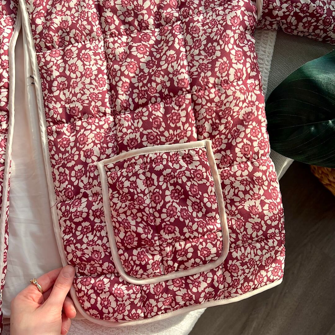 Venise | Veste avec motif marguerite