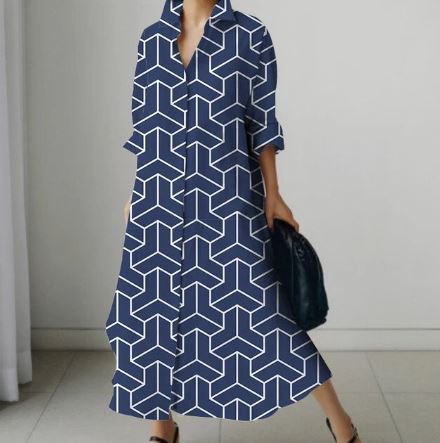 Lucille - Robe imprimée pour femme