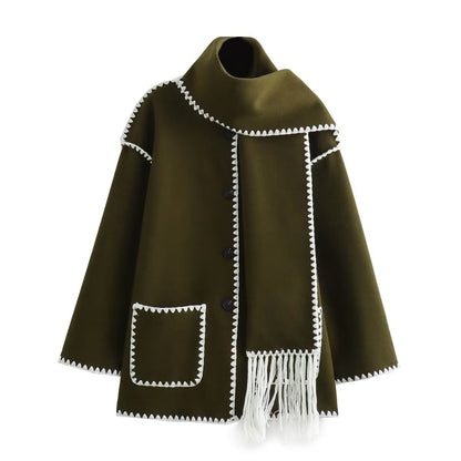 Ingrid | Manteau en laine chaude Elégant