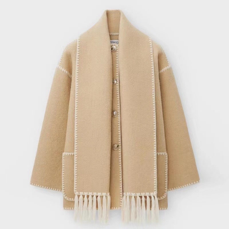 Ingrid | Manteau en laine chaude Elégant