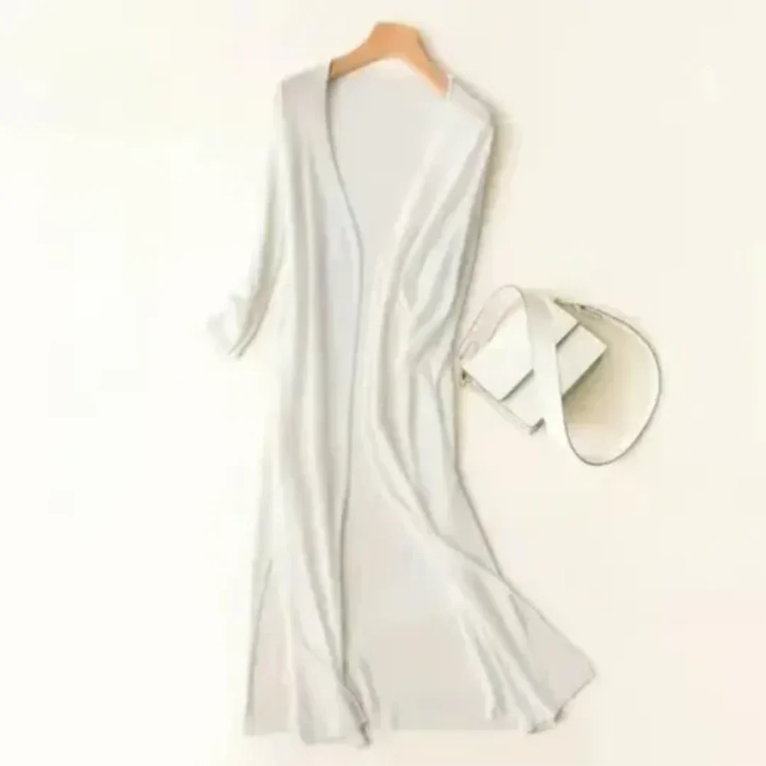 Inezimen | Cardigan long élégant pour femme | Léger