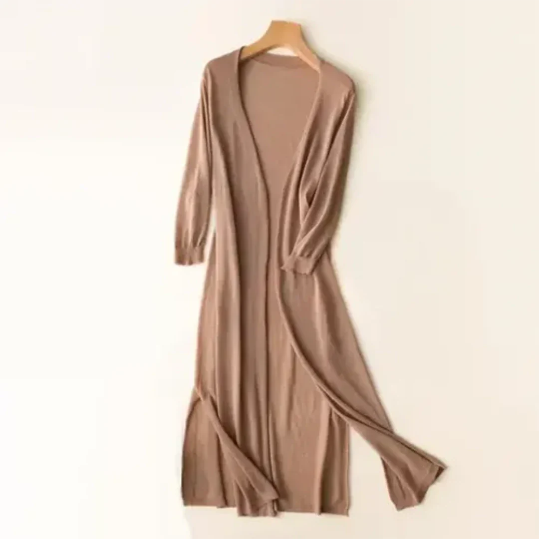 Inezimen | Cardigan long élégant pour femme | Léger