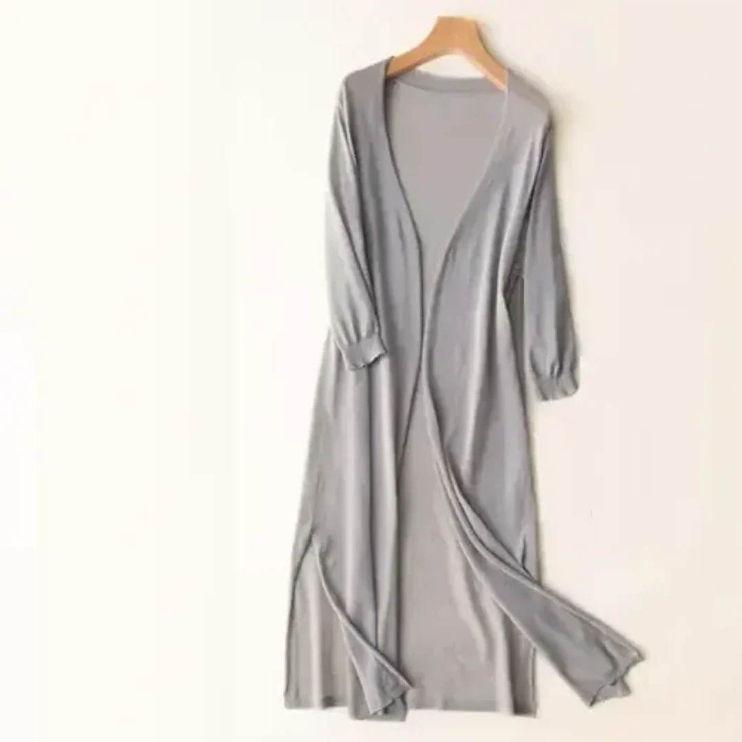 Inezimen | Cardigan long élégant pour femme | Léger